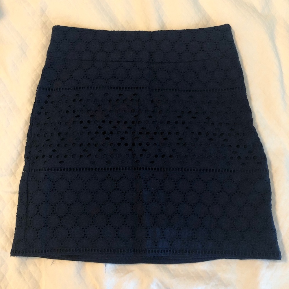 Banana Republic Navy Skirt 00P